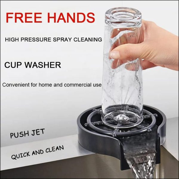 High Pressure Faucet Glass Rinser Automatic Cup Washer Bar