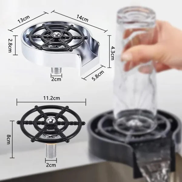 High Pressure Faucet Glass Rinser Automatic Cup Washer Bar