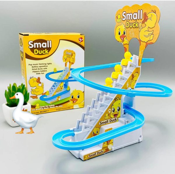 Little Yellow Duck Climb Stairs Toy