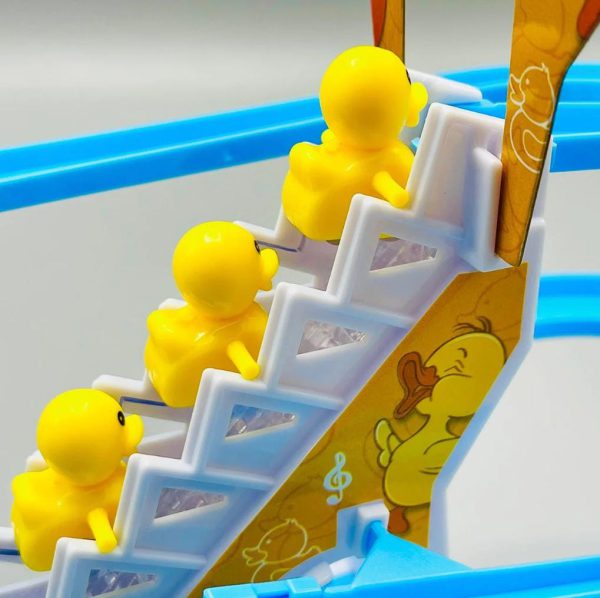 Little Yellow Duck Climb Stairs Toy